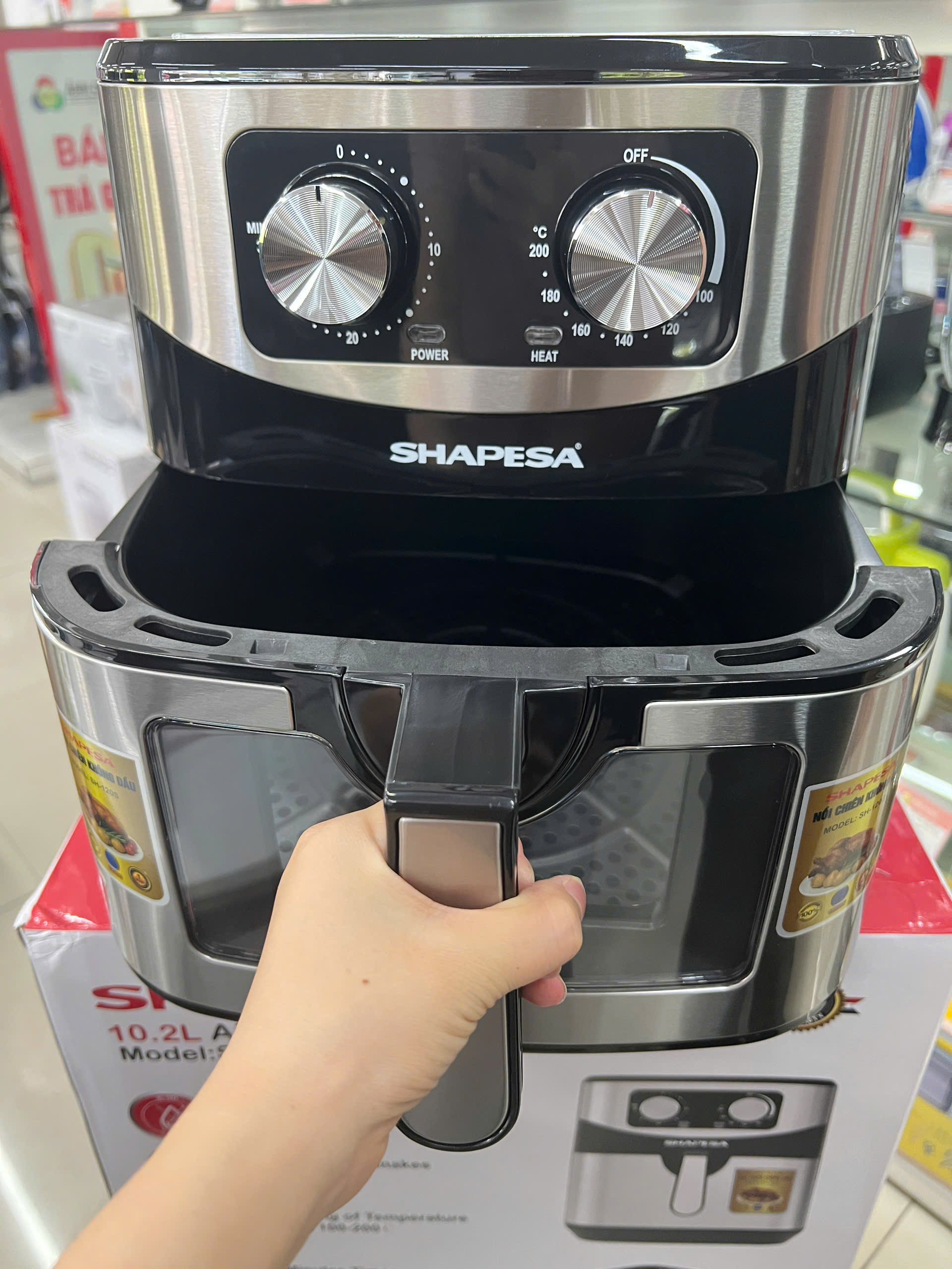 Nồi chiên không dầu 11 lít Shapesa SH-120S